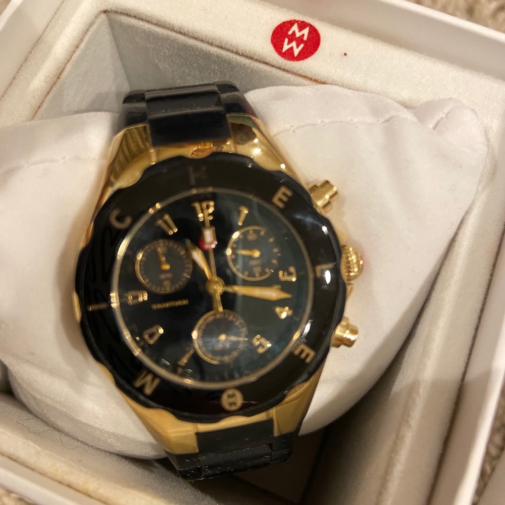 Michele Tahaitian Jelly Bean Two-Tone Watch